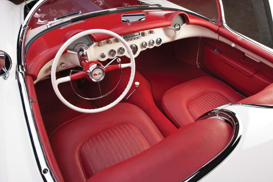 Торпедо Chevrolet Corvette Polo White 1954 года  (фото 19 из 40)